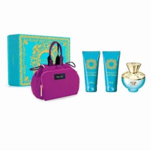 VERSACE Ladies Dylan Turquoise Gift Set Fragrances (WH3)