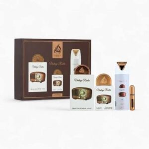 Lattafa Pride Vintage Radio Eau de Parfum 3-Piece Gift Set by Lattafa (WH1)