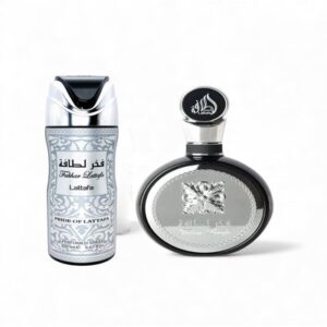 SET FAKHAR LATTAFA PRIDE 100ml & BODY SPRAY 200ml (WH1)