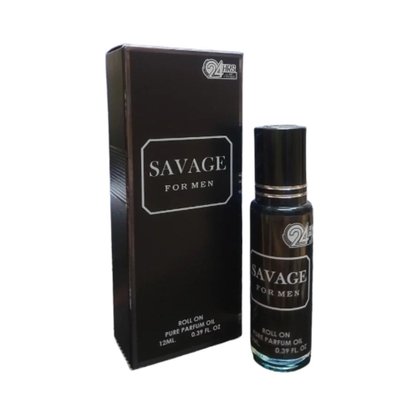 12 PIECES SAVAGE MEN 12 ML ROLL ON (WH2)