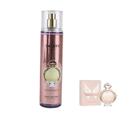 (12/48 PACK) GALAXY OLYMPIQUES BODY MIST 250ML (WH2)