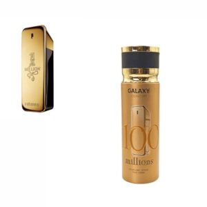(12/96 PACK) GALAXY 100 MILLION MEN 200ML BODY SPRAY (WH2)