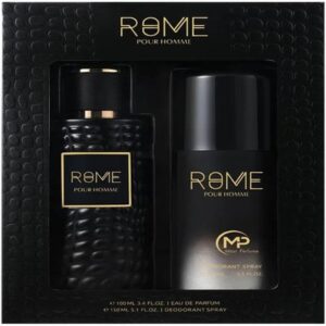 2 PIECE SET ROME MEN EDP - 3.4OZ + 5.0 OZ Deo BY BHARARA (WH2)